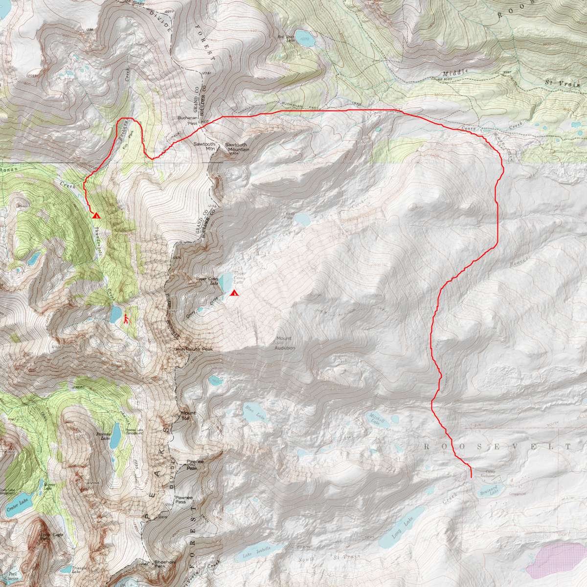 Hannah's Map - CalTopo