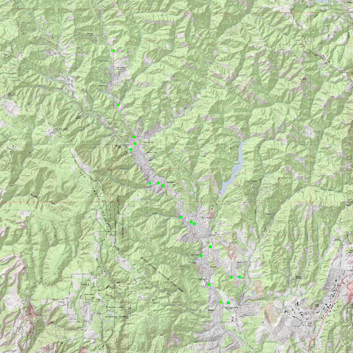 Czu highway 9 - CalTopo