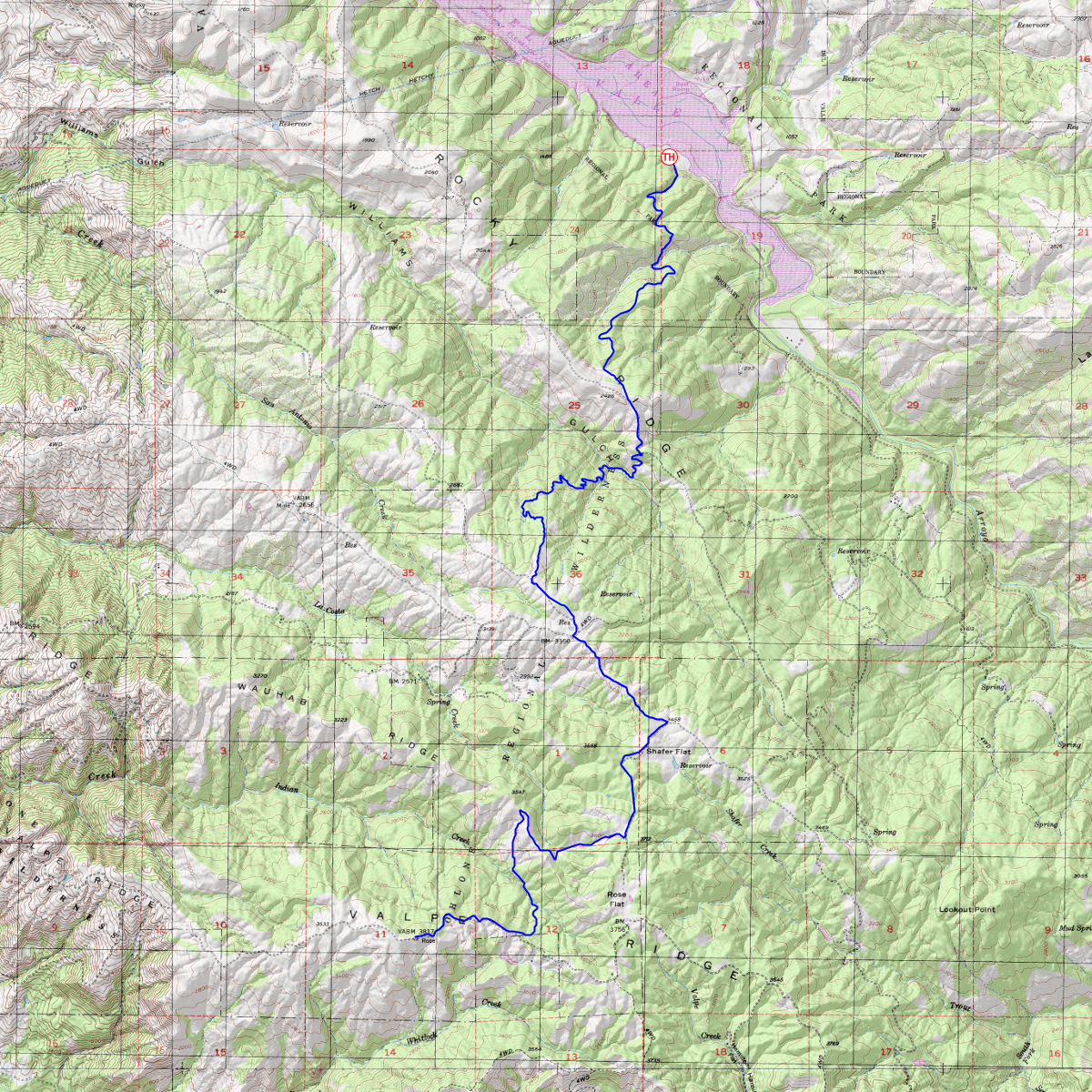 Rose Peak - CalTopo