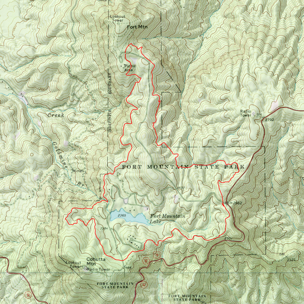 Gahuti Trail - CalTopo