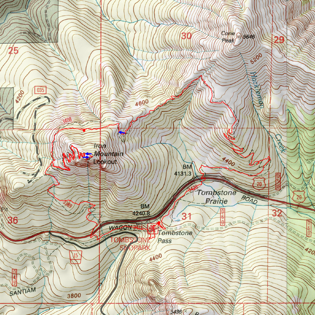 Map: Iron Mountain