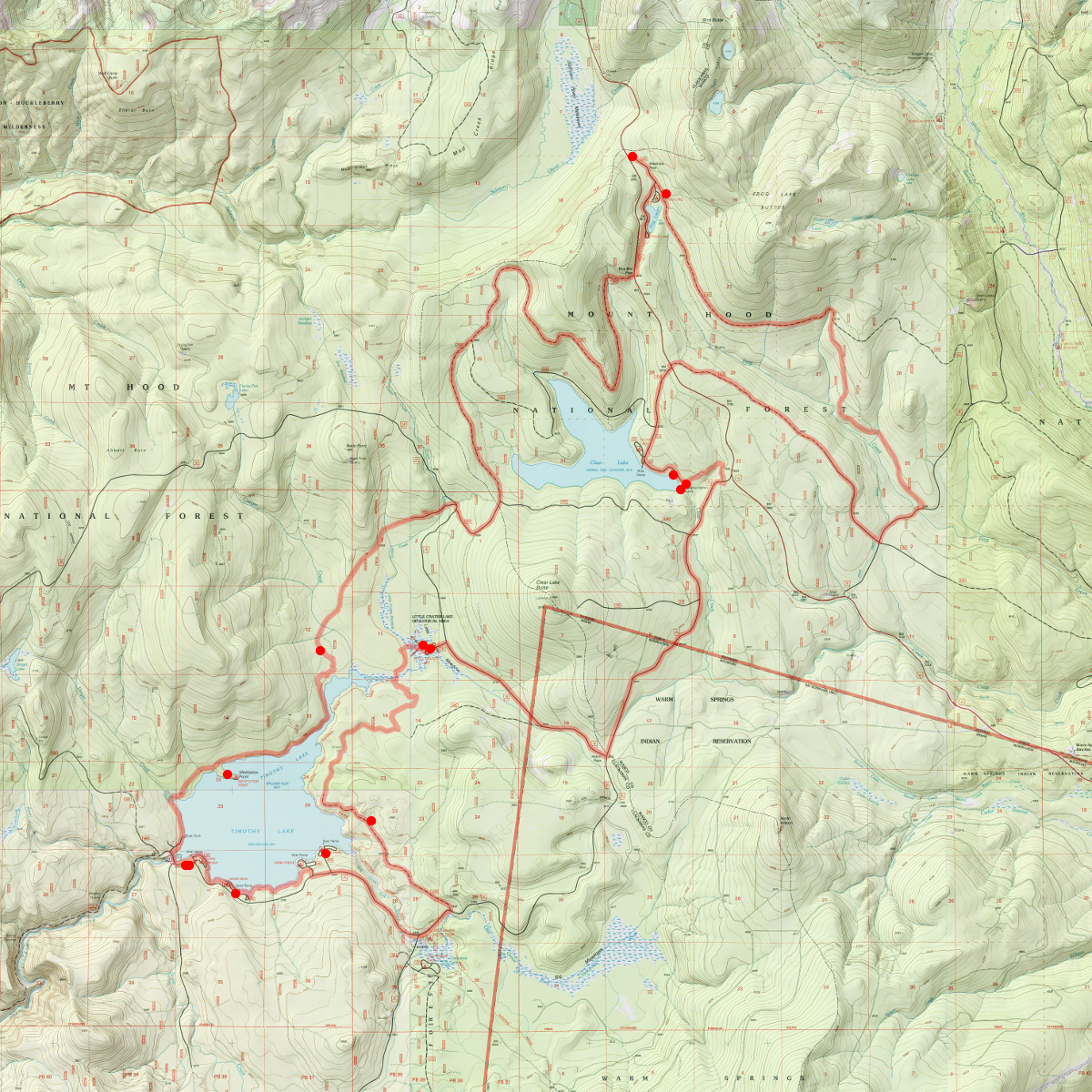 frog lake loop CalTopo