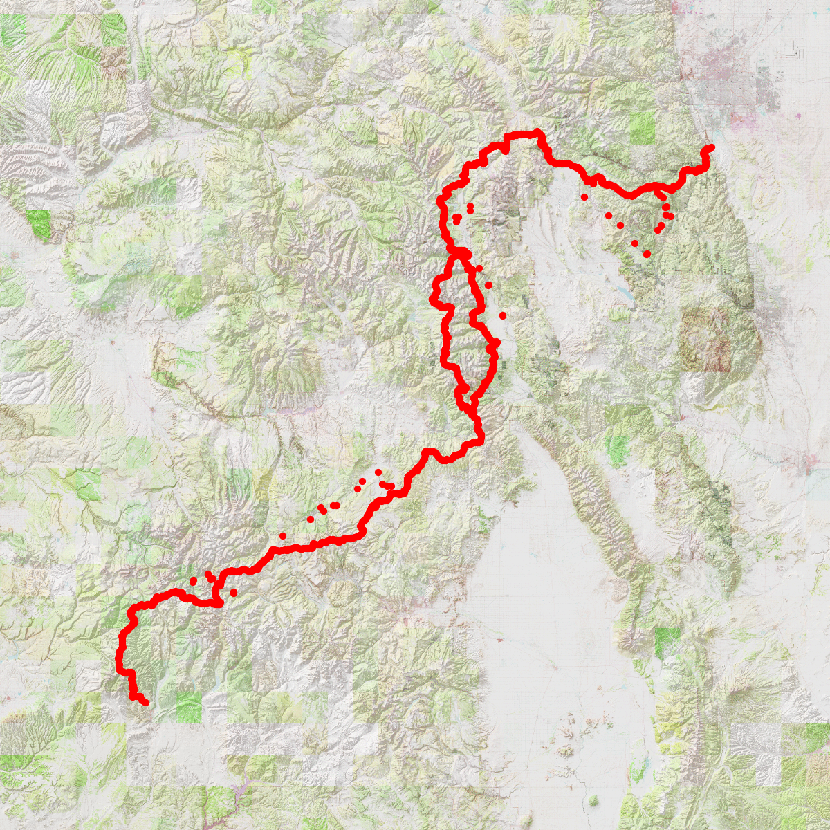 The Colorado Trail - CalTopo