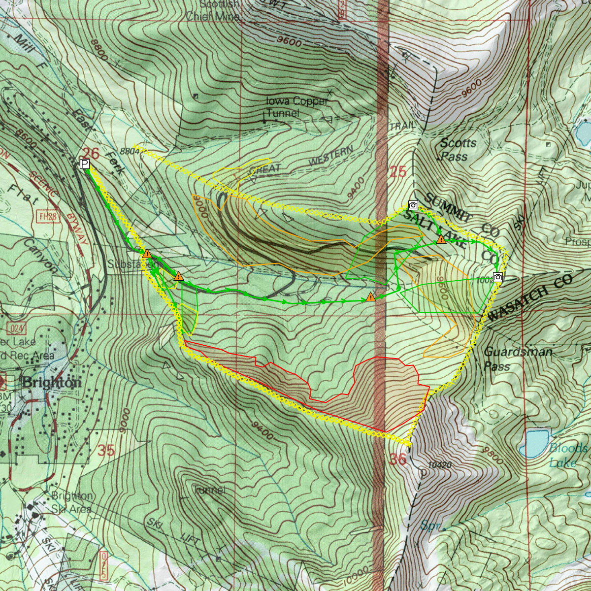 2018-12-04 Gaurdsmen Pass - CalTopo