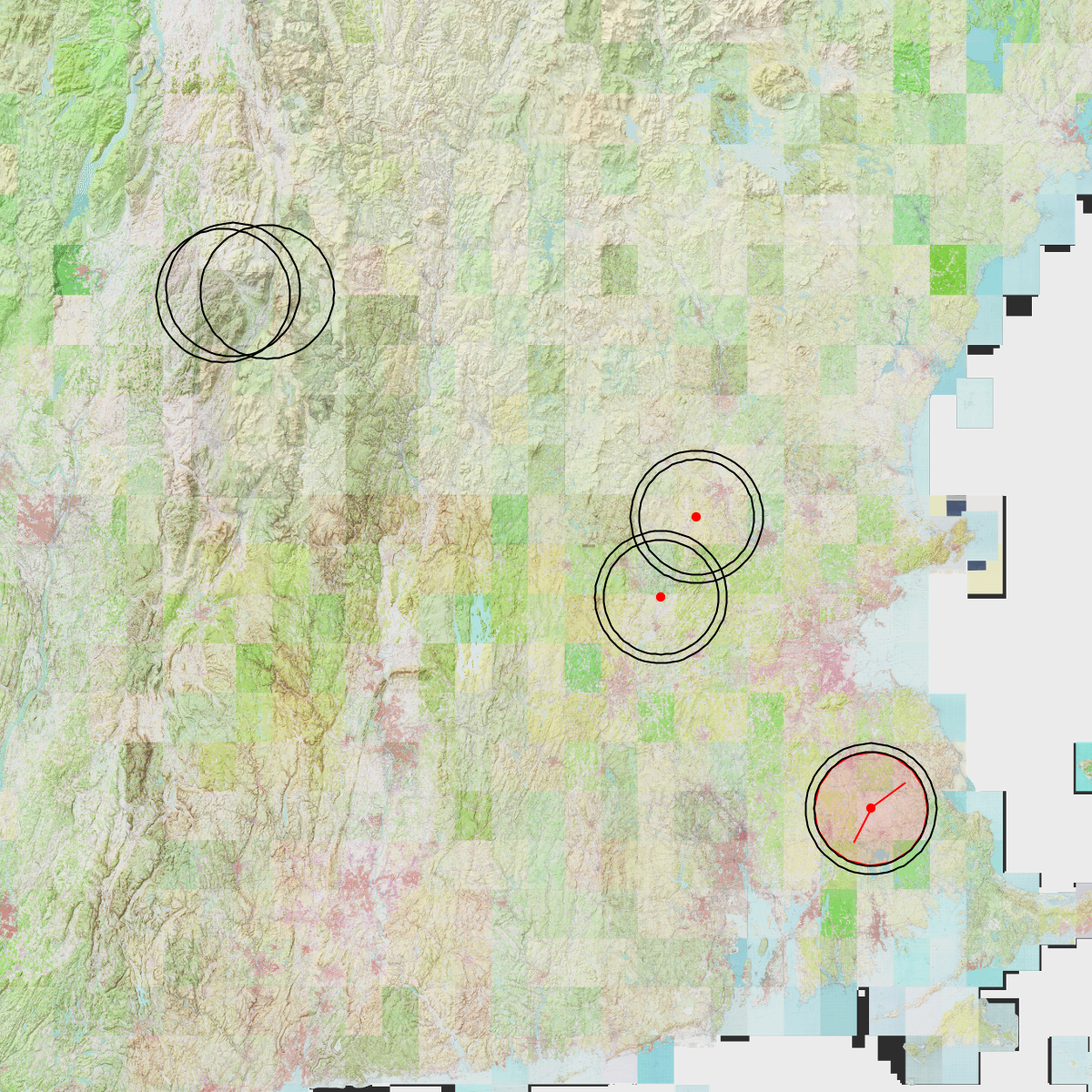 Test Sites CalTopo