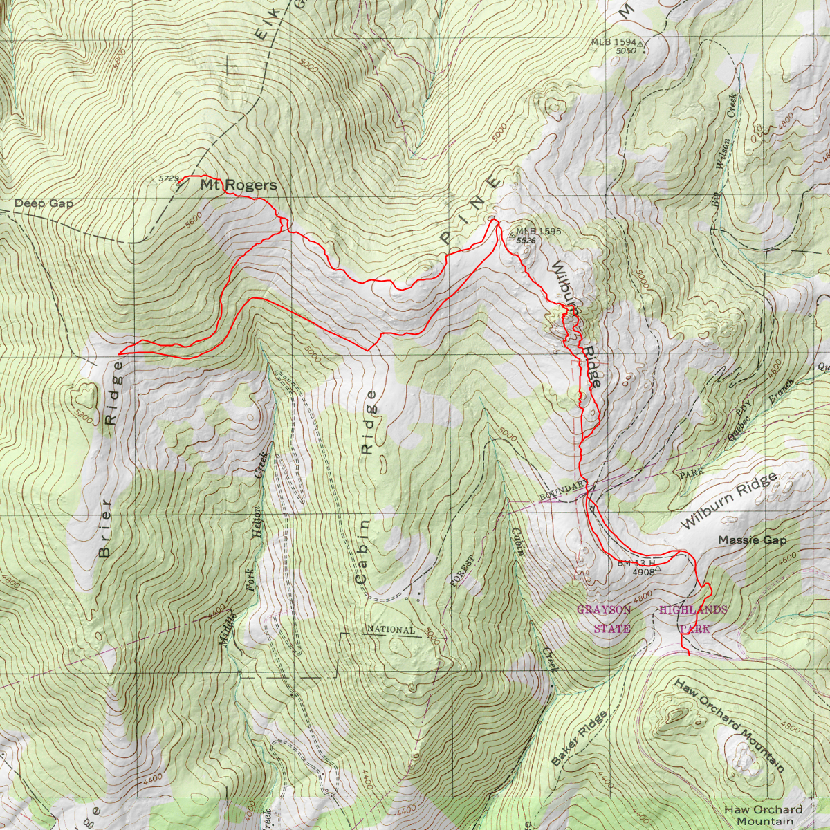 massie gap dan - CalTopo