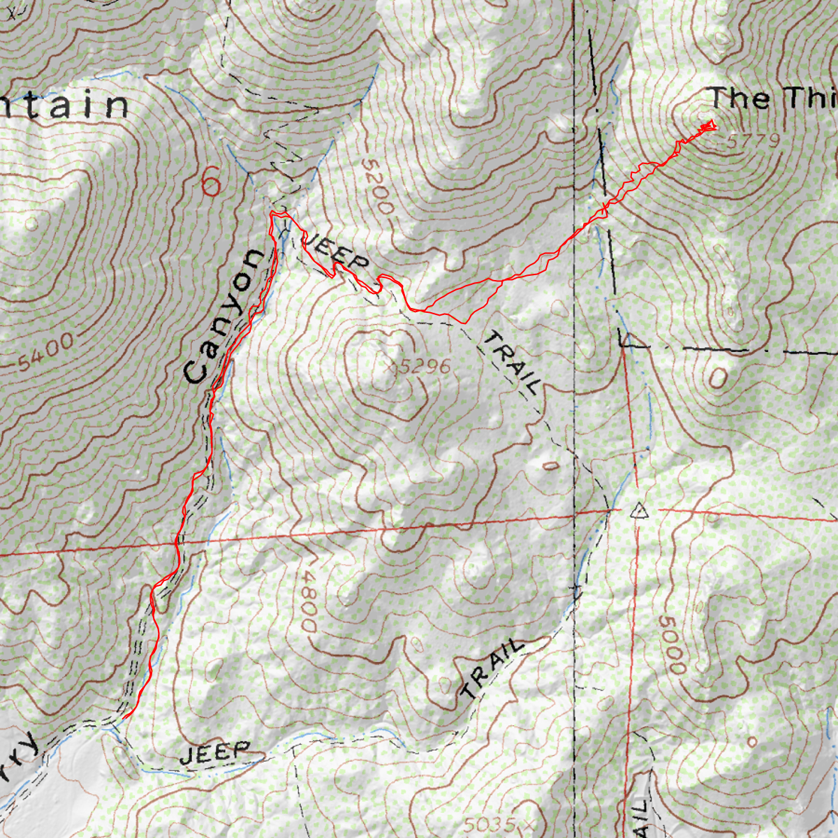 The Thimble - CalTopo