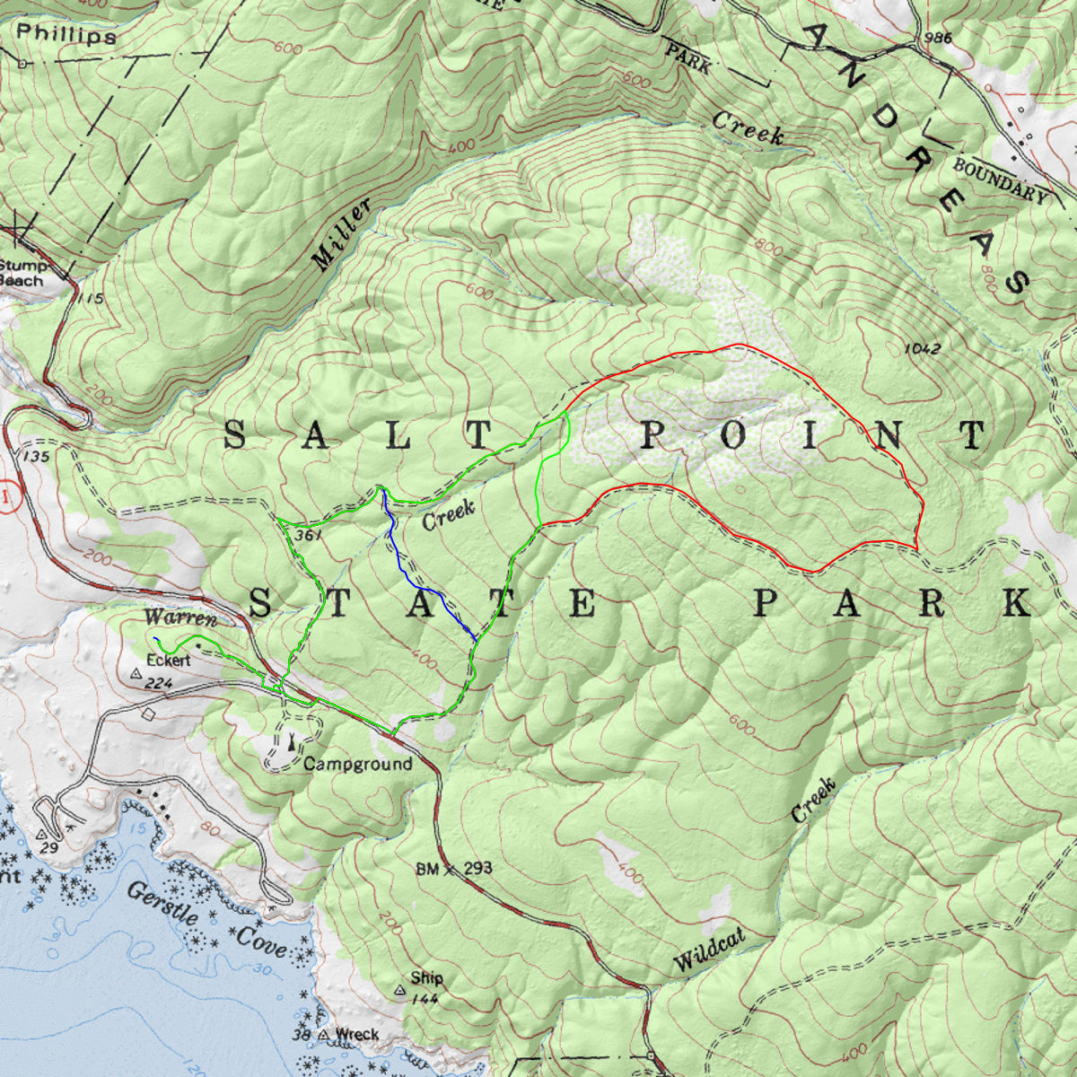 Salt Point Maps - CalTopo