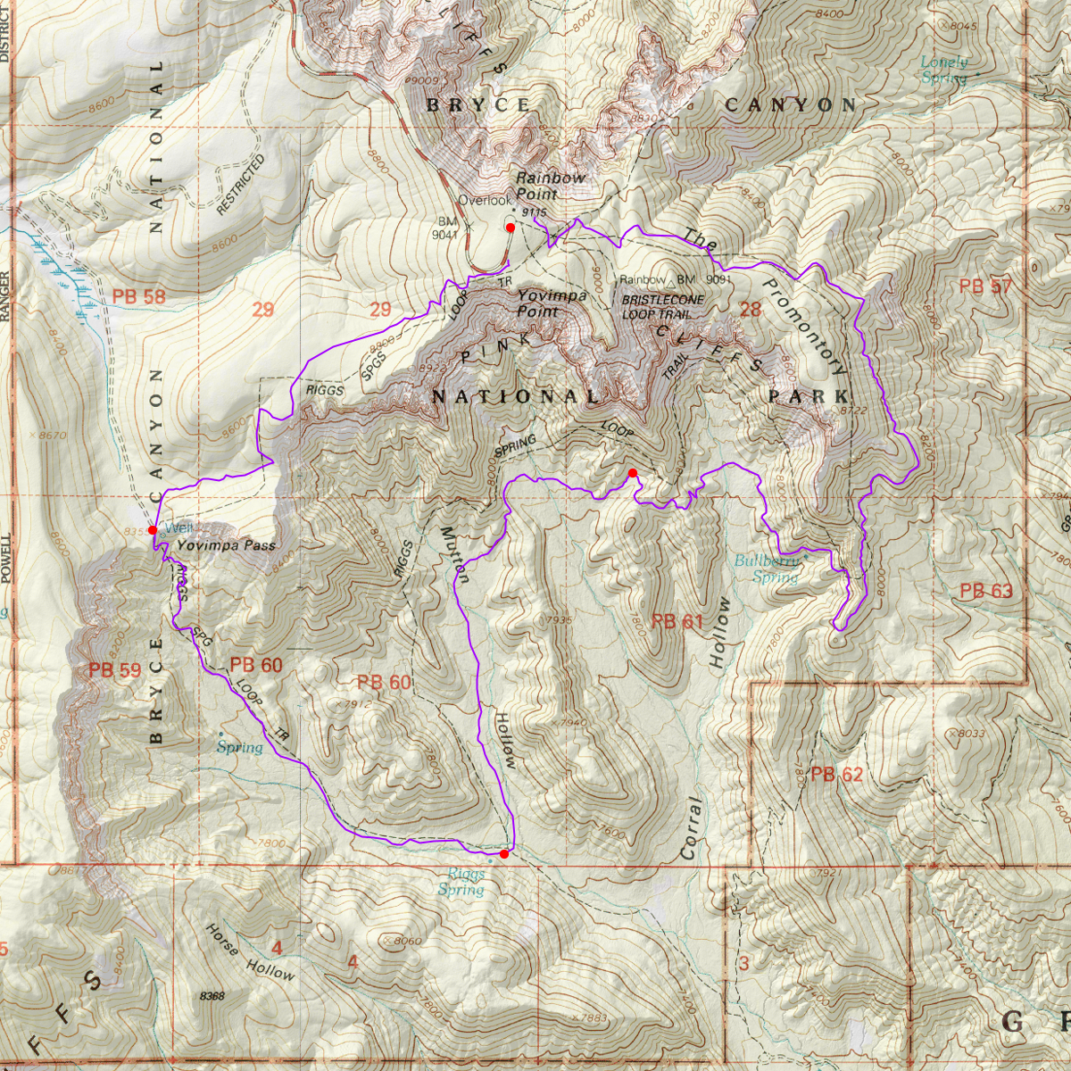 Riggs Spring - CalTopo