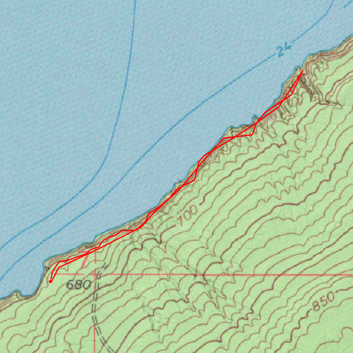 50 Hike WI Apostle Islands National Lakeshore Trail - CalTopo