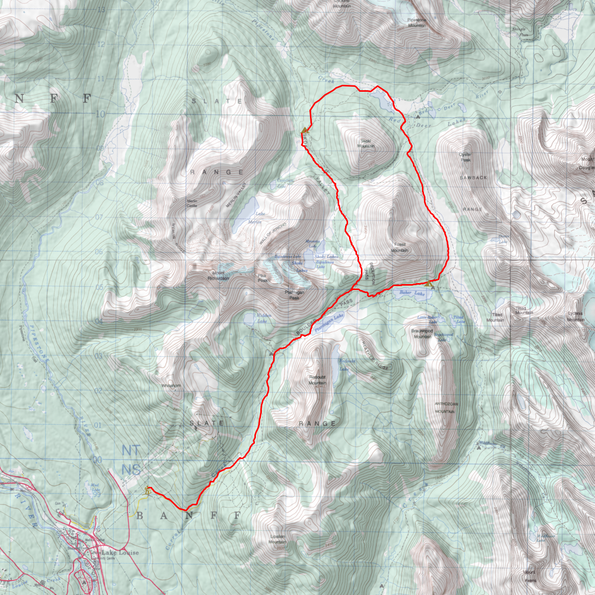 Skoki Loop Trail - CalTopo