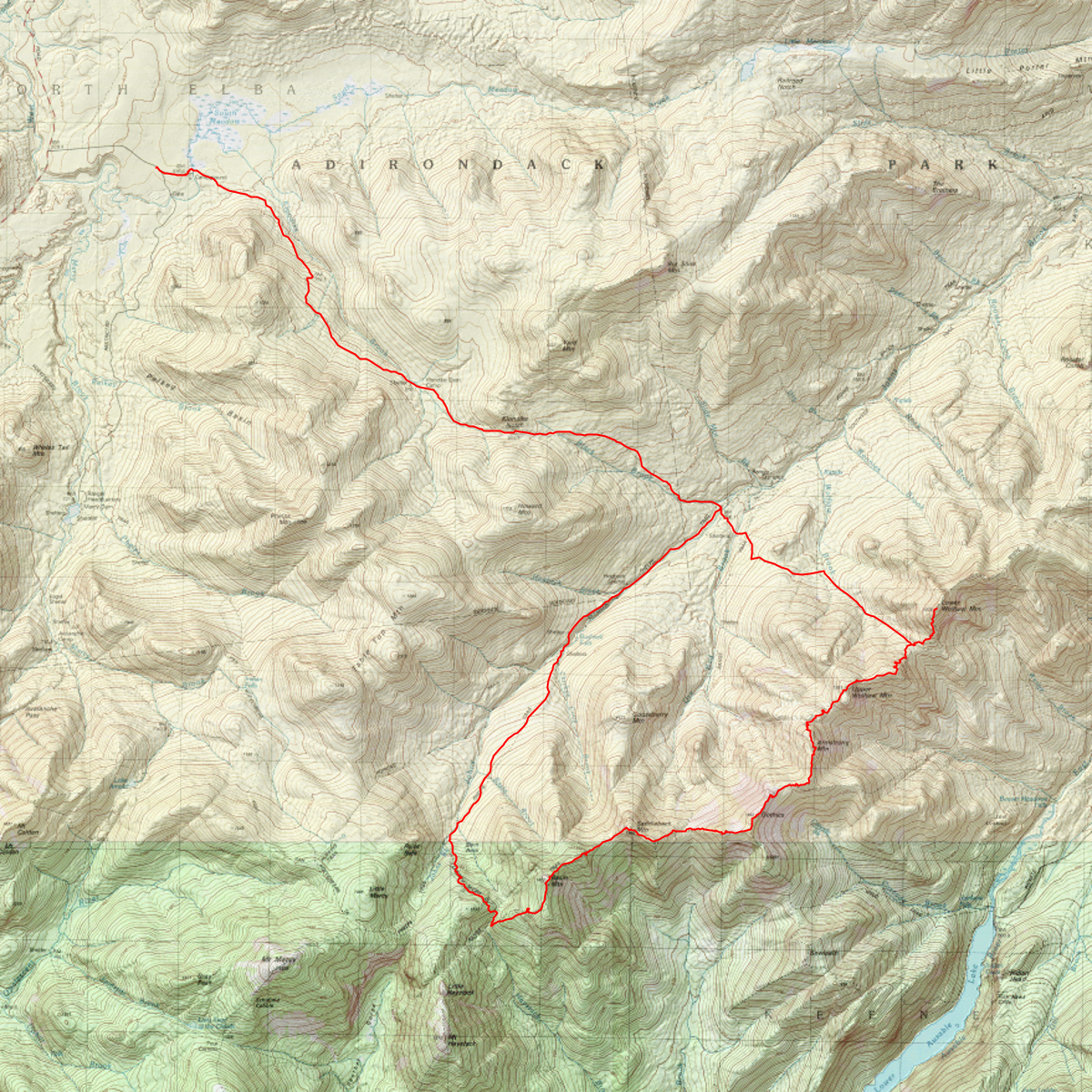 24hrs ADK attempt? - CalTopo