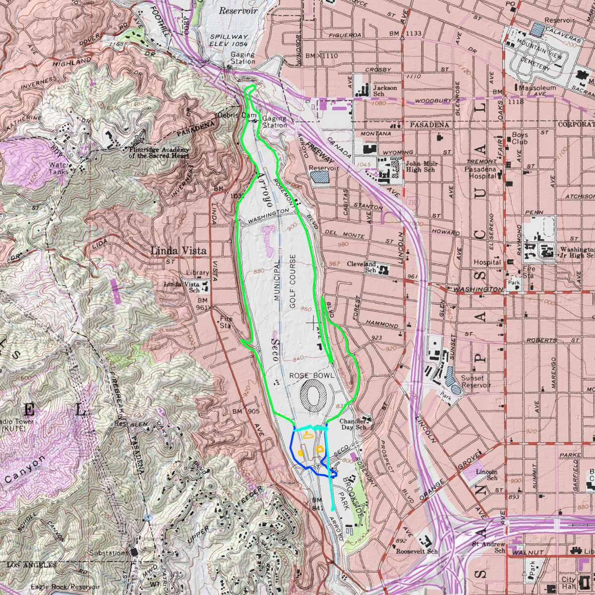 old ghost road trail map