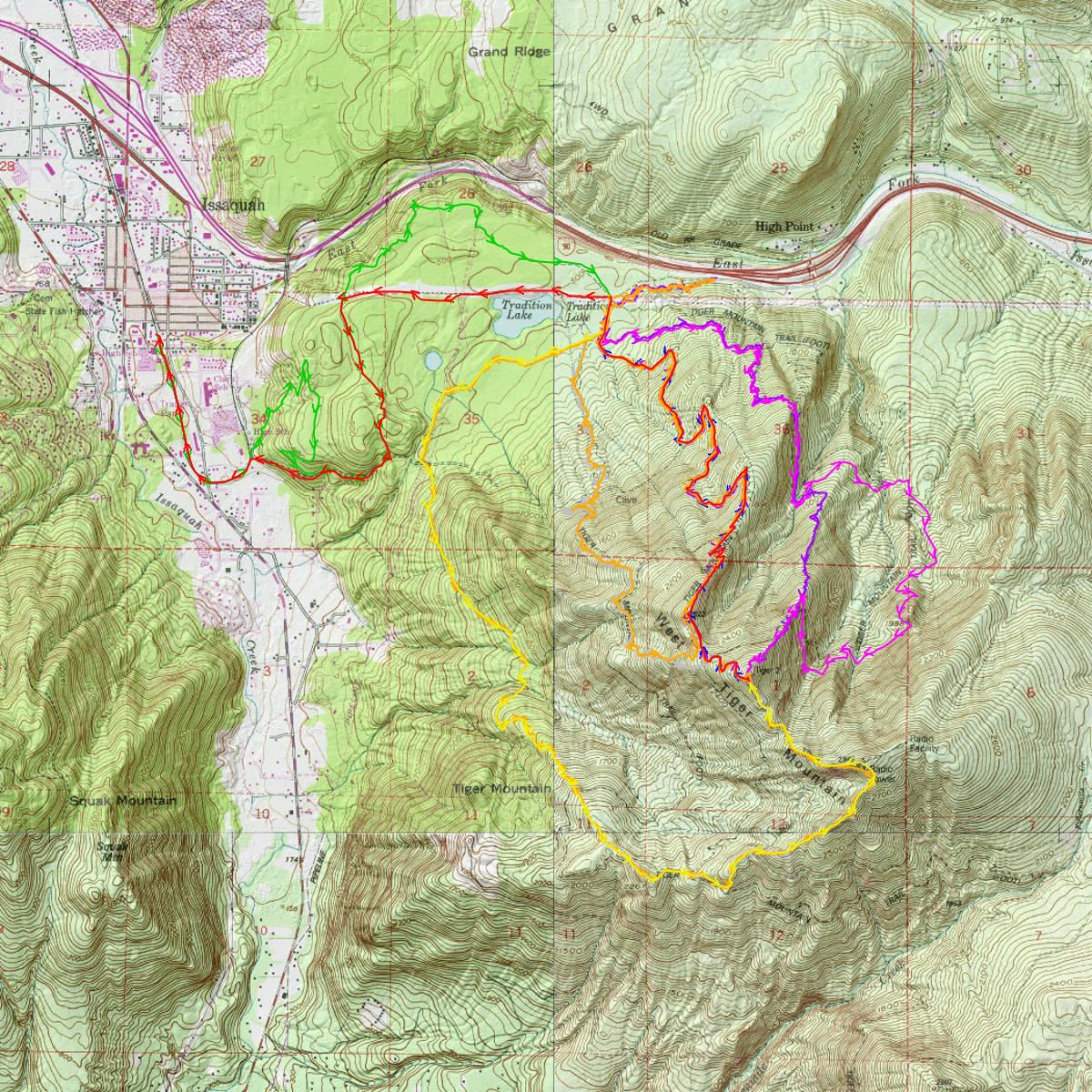 Tiger Claw 2024 Loops - CalTopo