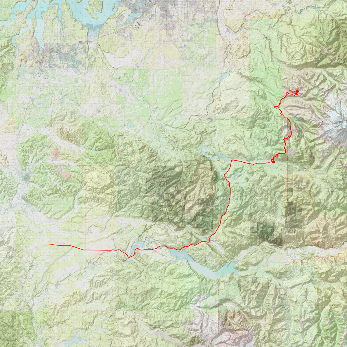 Evans Creek ORV CalTopo