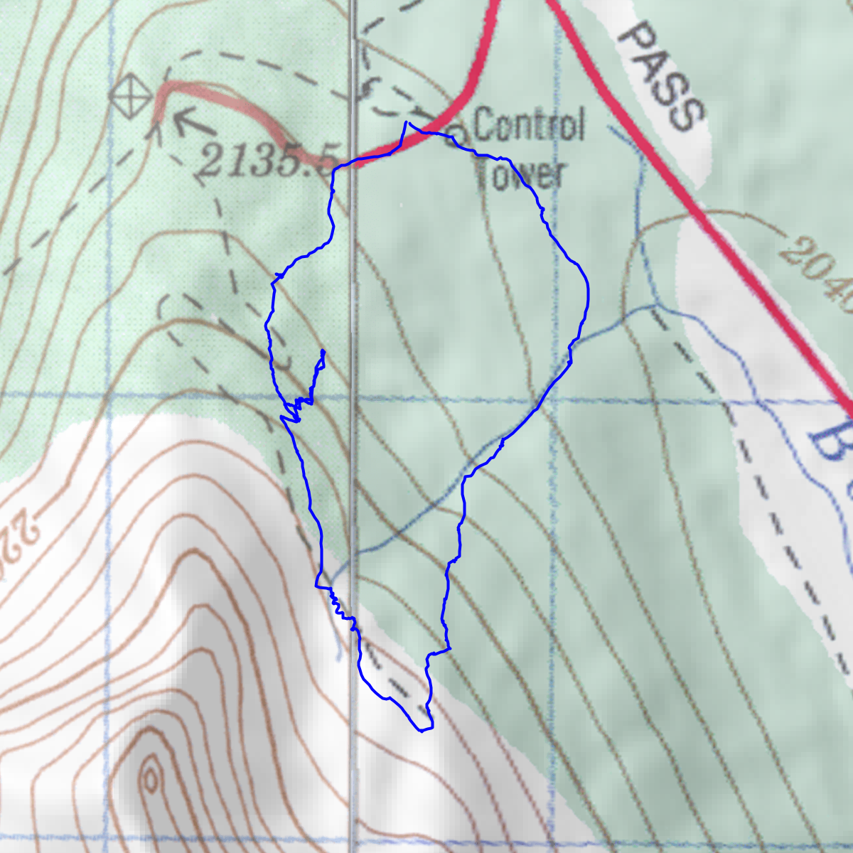 Bow Summit - 12/28/2021 - CalTopo