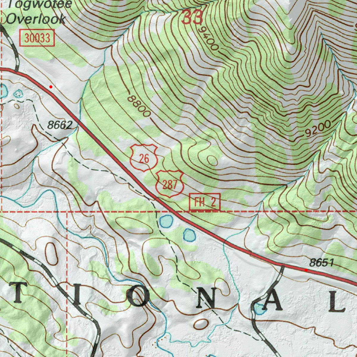 Angle Mountain - CalTopo