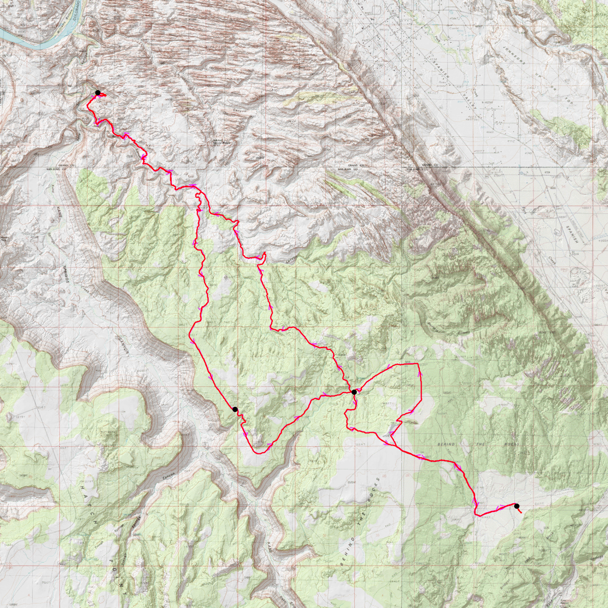 Behind the Rocks 50k 2026 - CalTopo