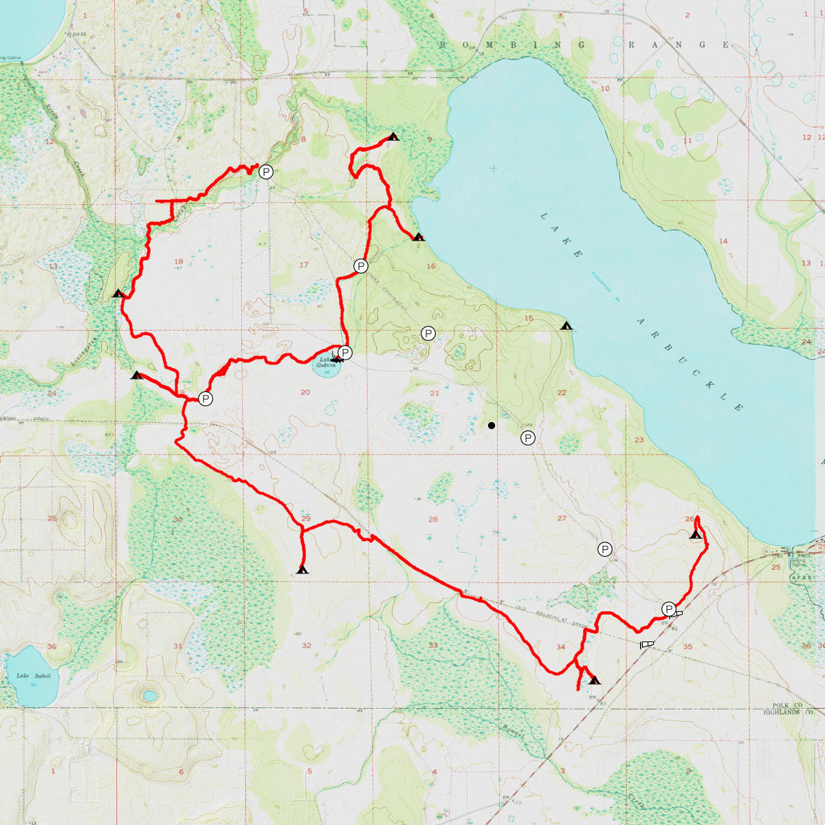 Lake Wales Ridge State Forest - CalTopo