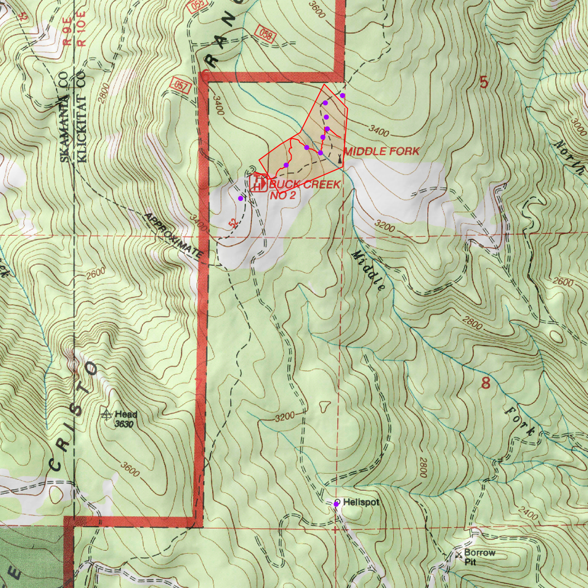 DNR_Southeast_Buck Creek CalTopo