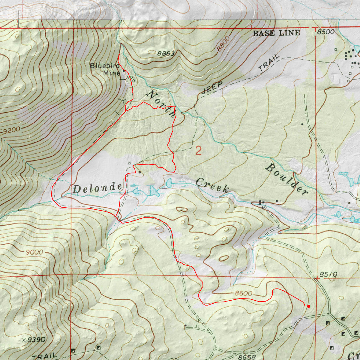 Caribou Ranch Open Space - CalTopo