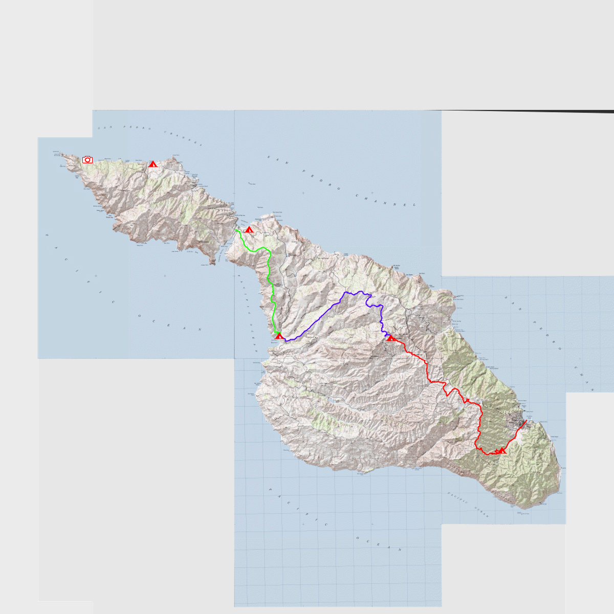 Trans Catalina Trail - CalTopo