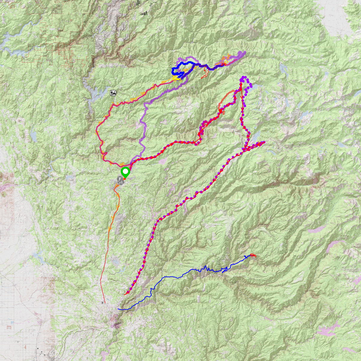 WFF 2024 Saturday Siberian Map - CalTopo