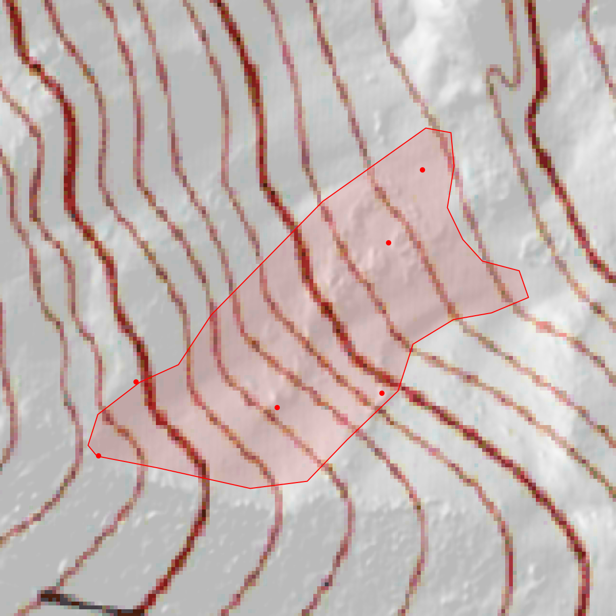 Horseshoe Path Analysis - CalTopo