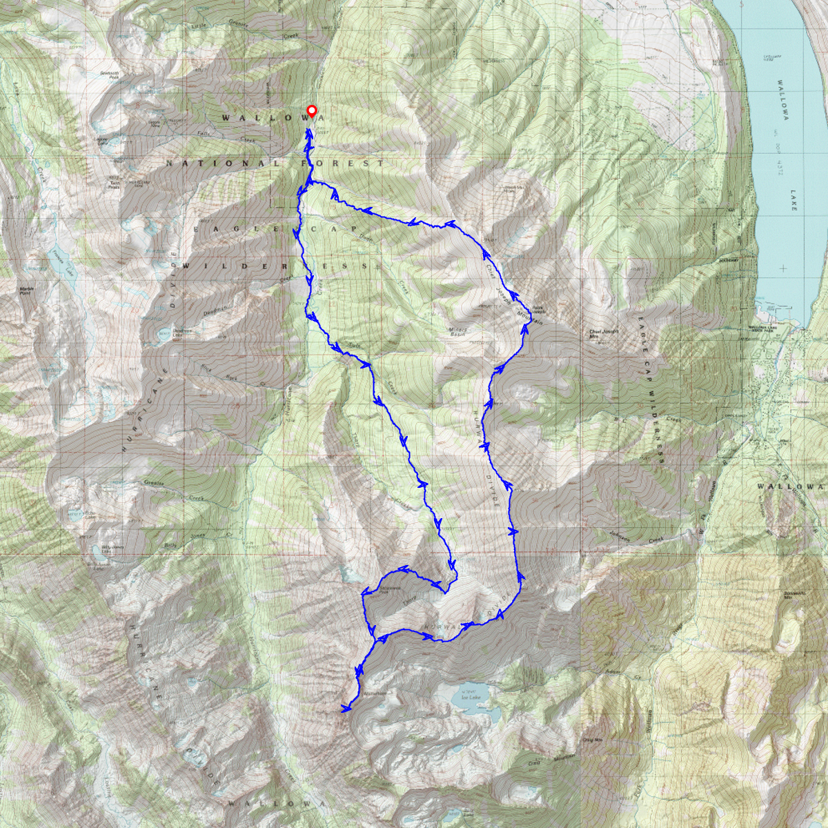 Hurwal Traverse - CalTopo