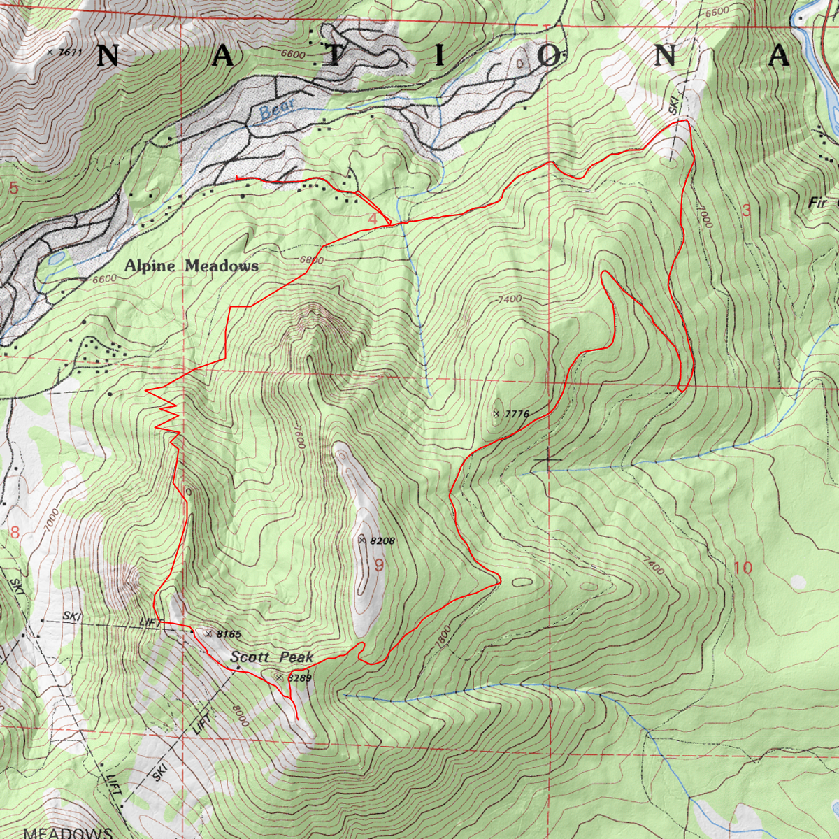 Scott Loop - CalTopo