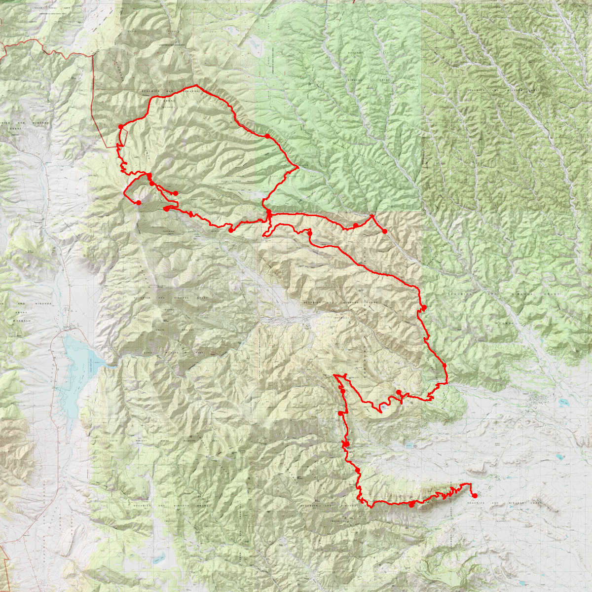 Philmont 2017 Trek 31 CalTopo