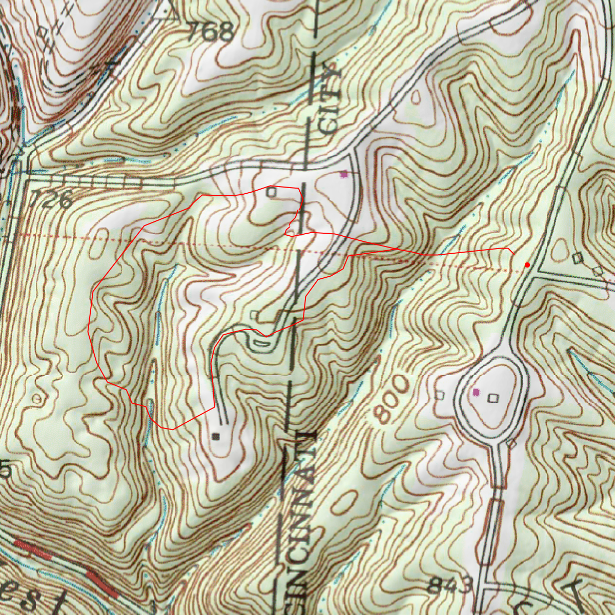 50 Hikes Beechwood Trail Mt Airy OH CalTopo