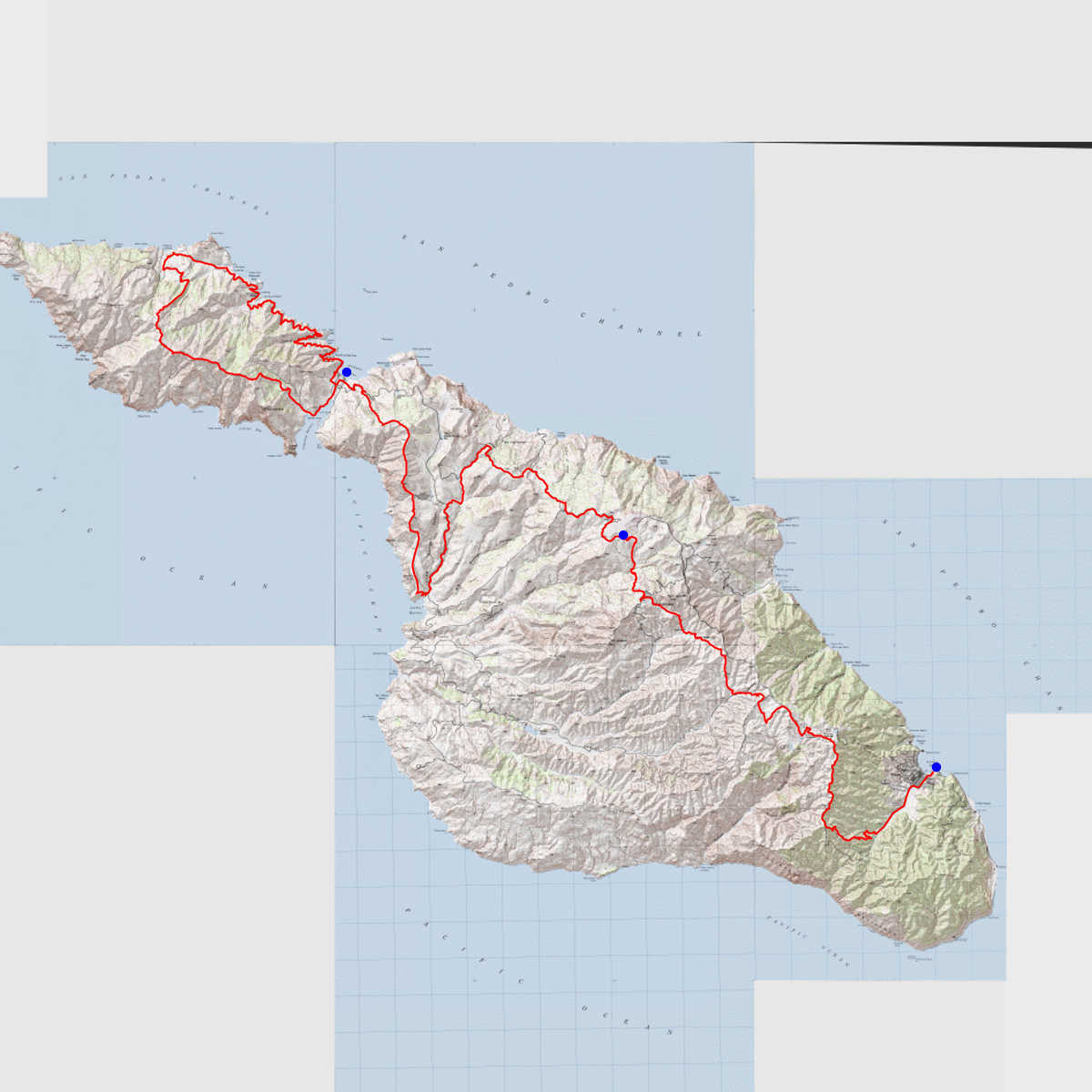 Trans-Catalina Trail - CalTopo