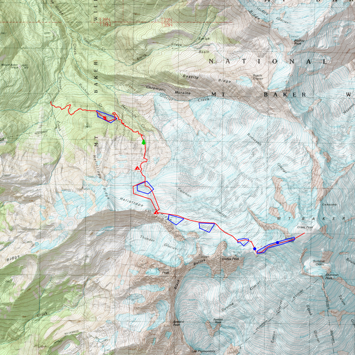 Baker CD Route - Forecast 2 - CalTopo