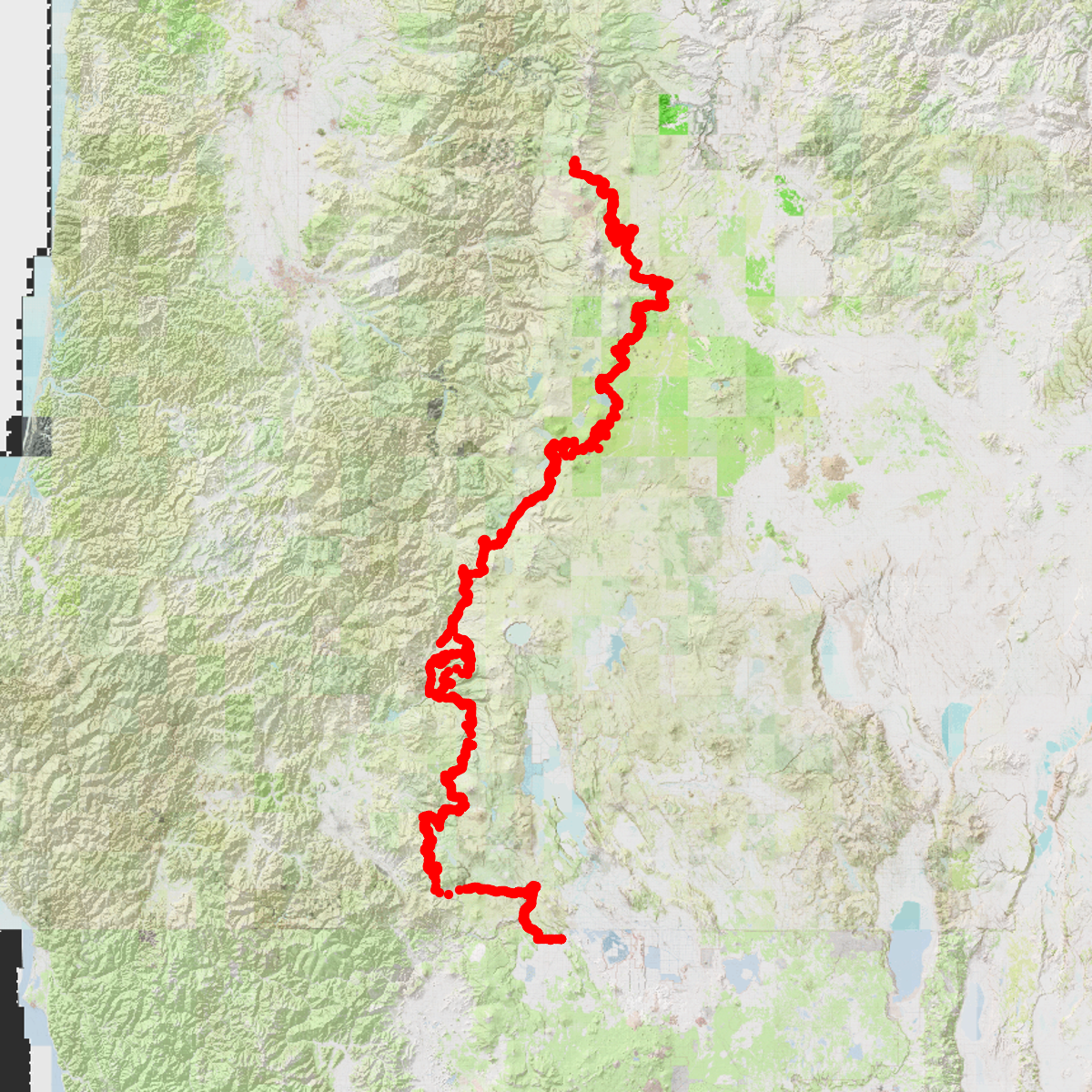 OBDR Route 3 - CalTopo