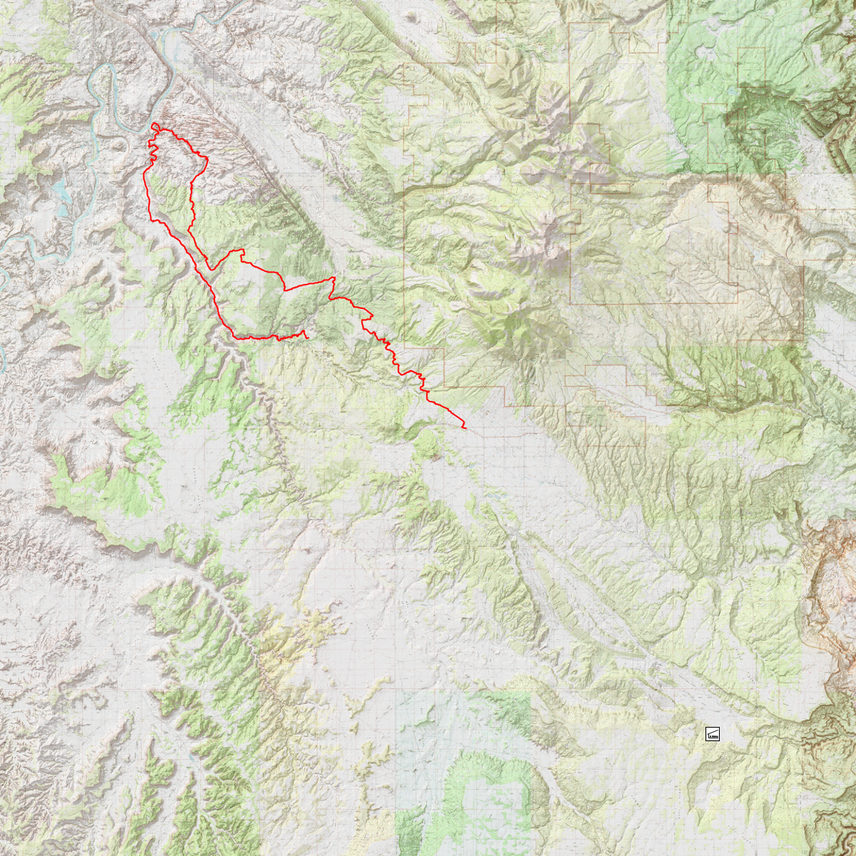 Kane Springs - CalTopo
