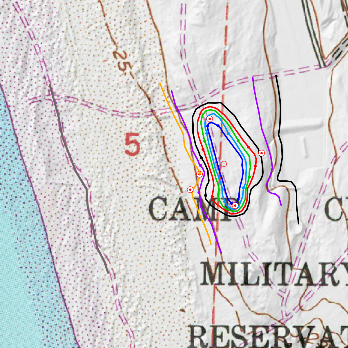 Camp Rilea - CalTopo