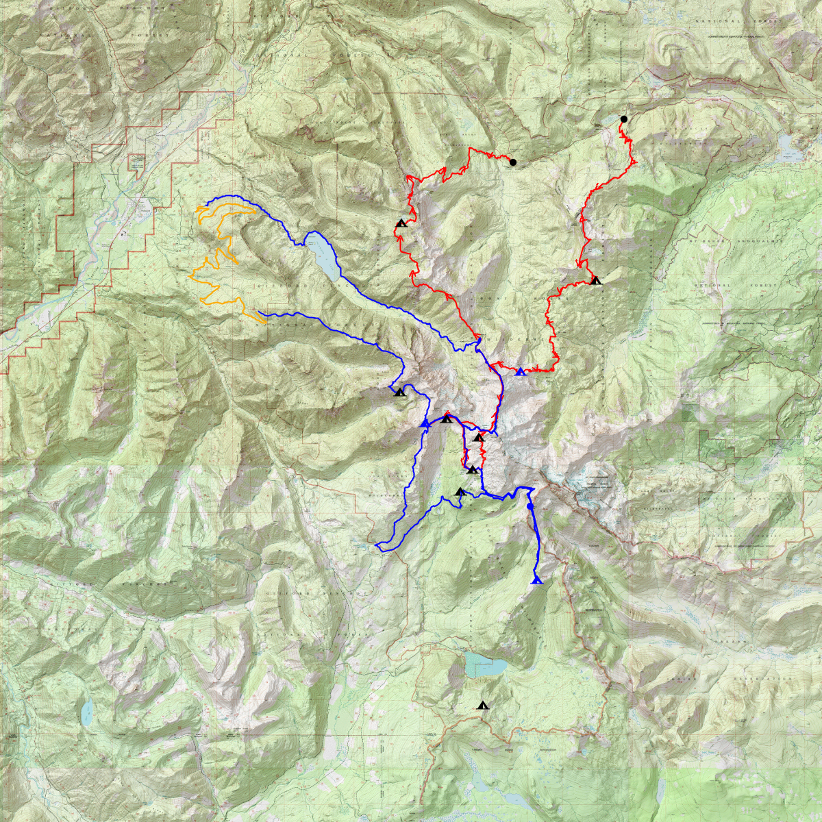 2024 trautman goat rocks - CalTopo