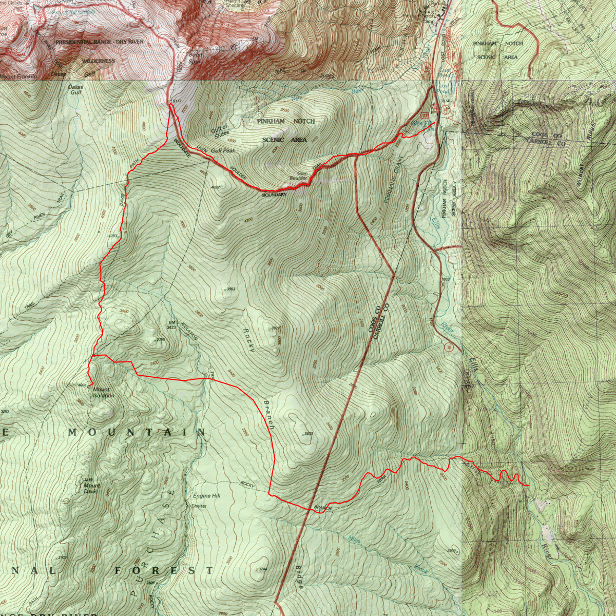 MITOC Isolation - CalTopo