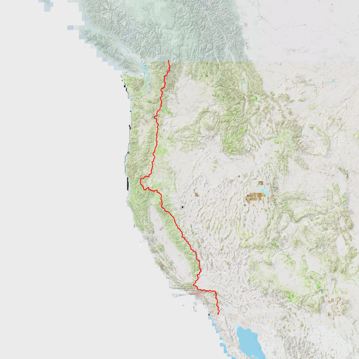 PCT - CalTopo